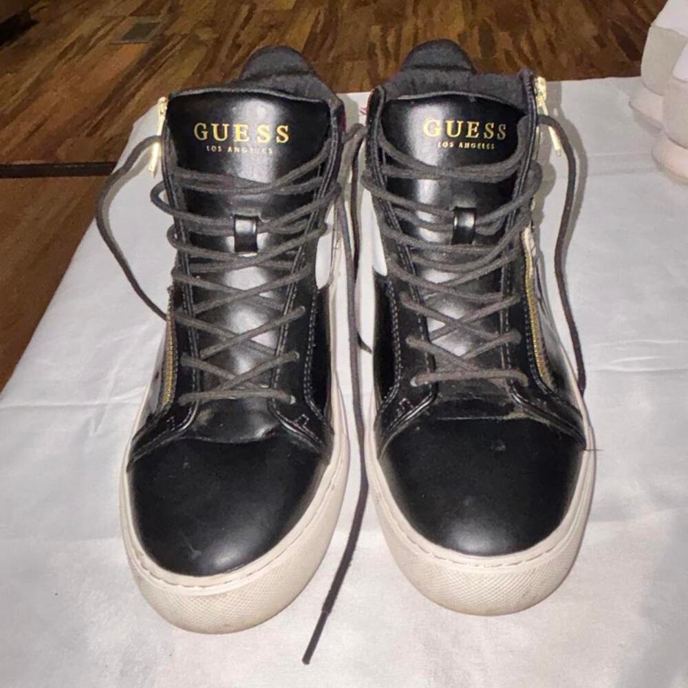 Guess leather hightops